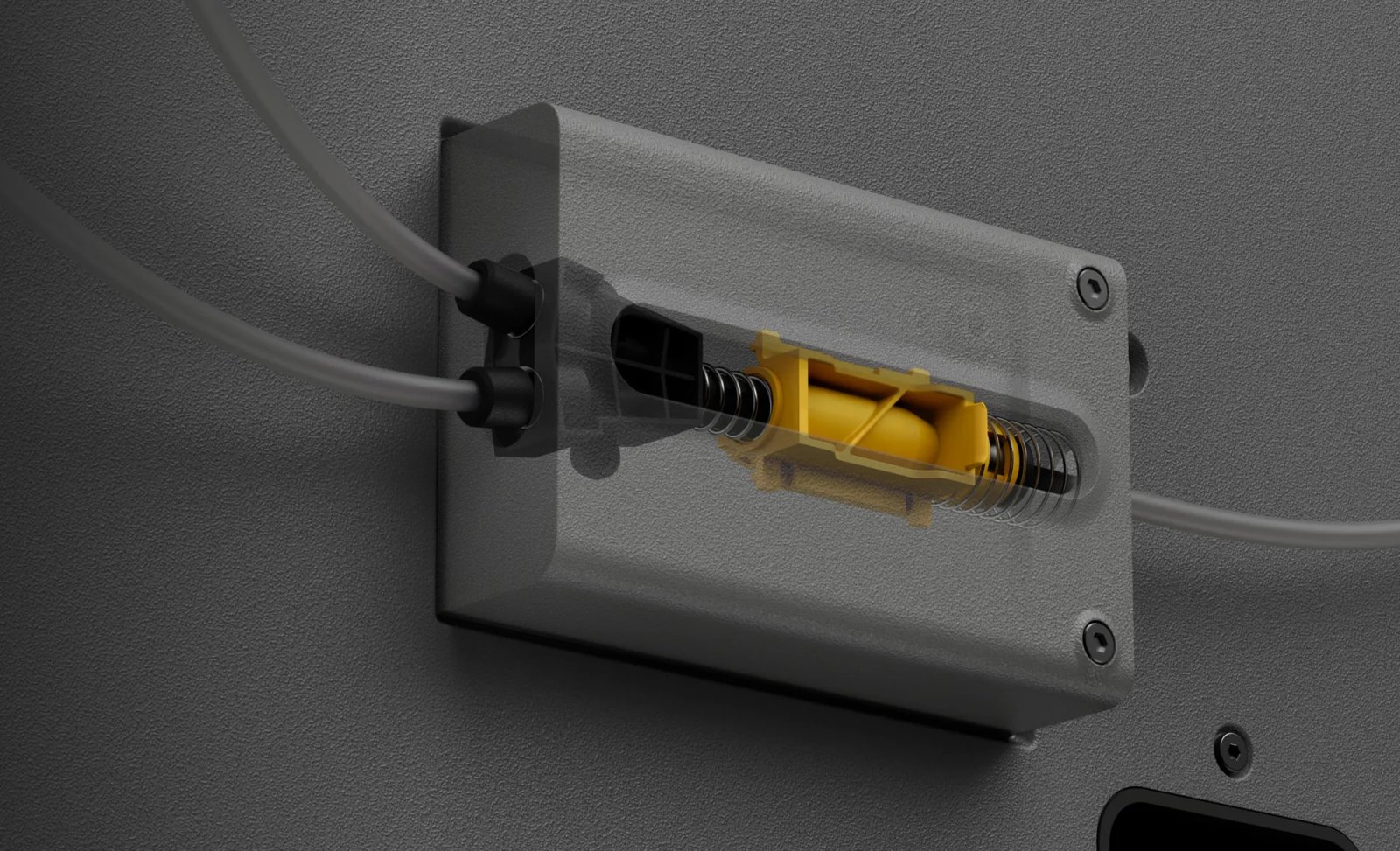 Built-in 2-in-1 Buffer (equipped with AMS combo)Effortlessly switch between your AMS and external filament spools for maximum flexibility.