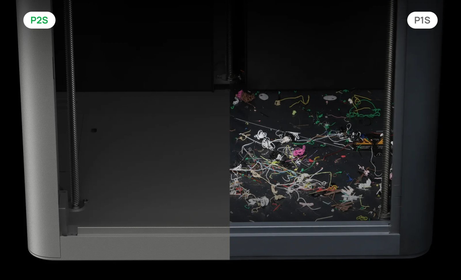 Flat Base PlateThe smooth, flat surface makes it simple to swipe out all residue, keeping your printer clean.