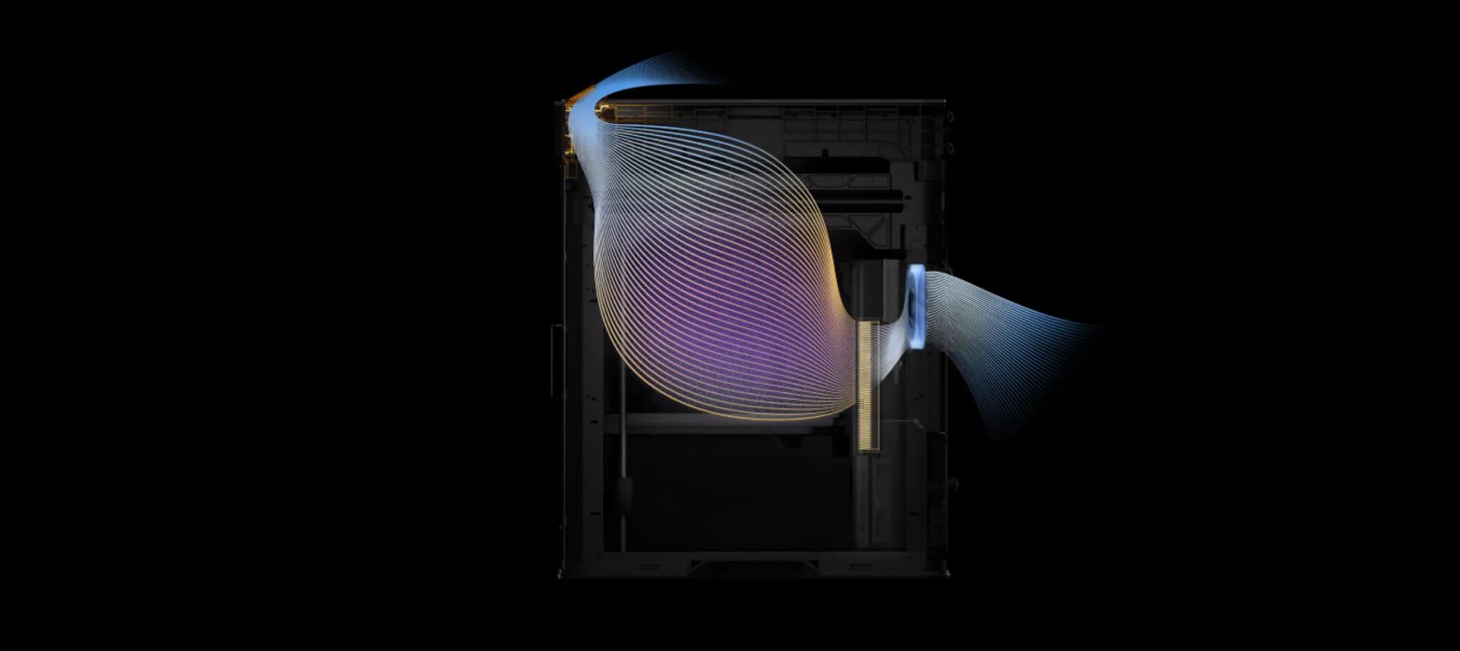 Low-Temp PrintingTop Vent opens to bring in cool air, while maintaining a filtered exhaust⁽⁴⁾. Print PLA and PETG without opening the door, and handle overhangs and bridging with ease.