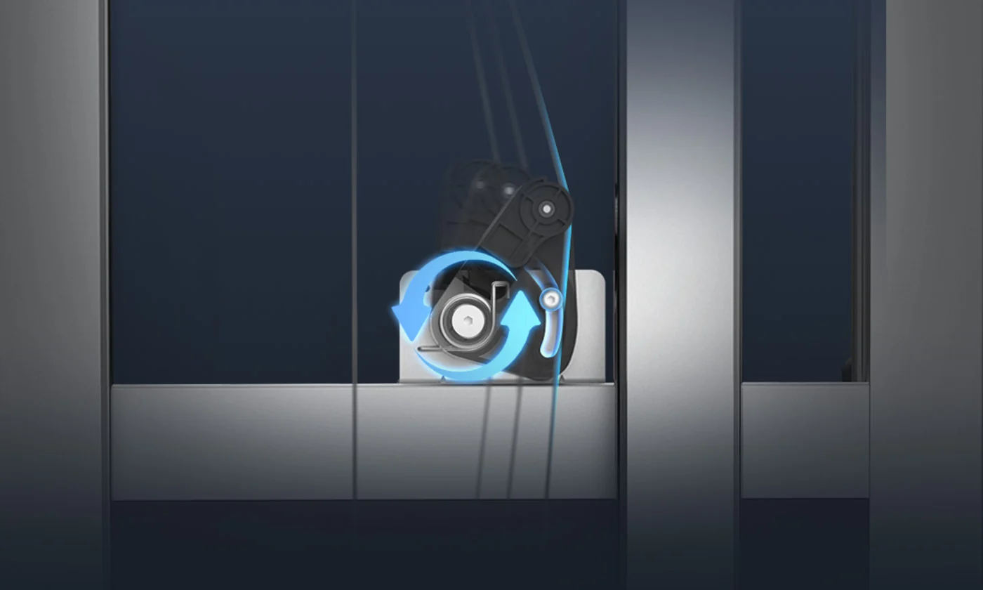 Anti-Skip Semi-Automatic Belt Tensioning
